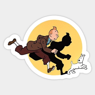 Tintin and Milou Sticker